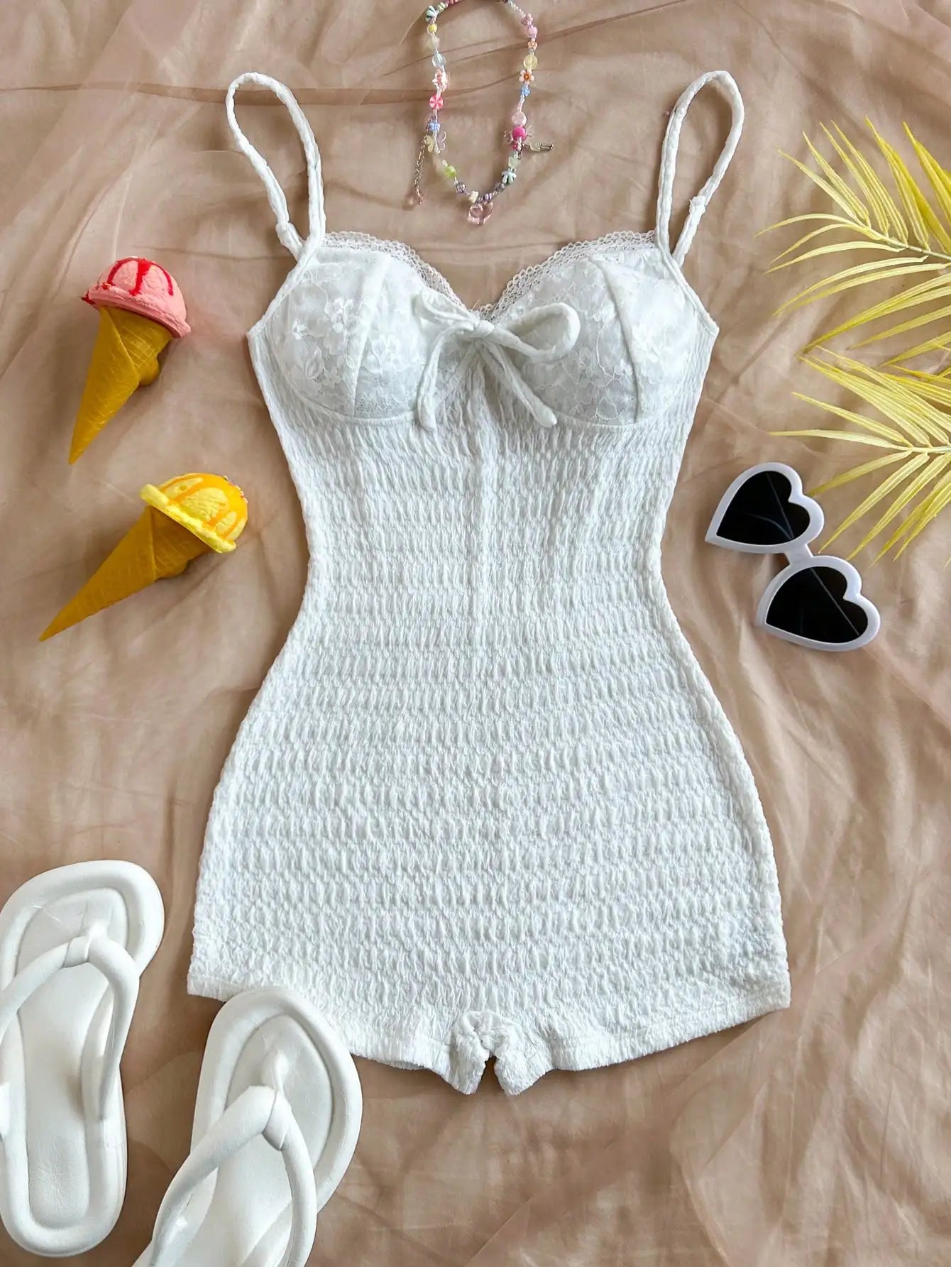 Shining Heart Rompers