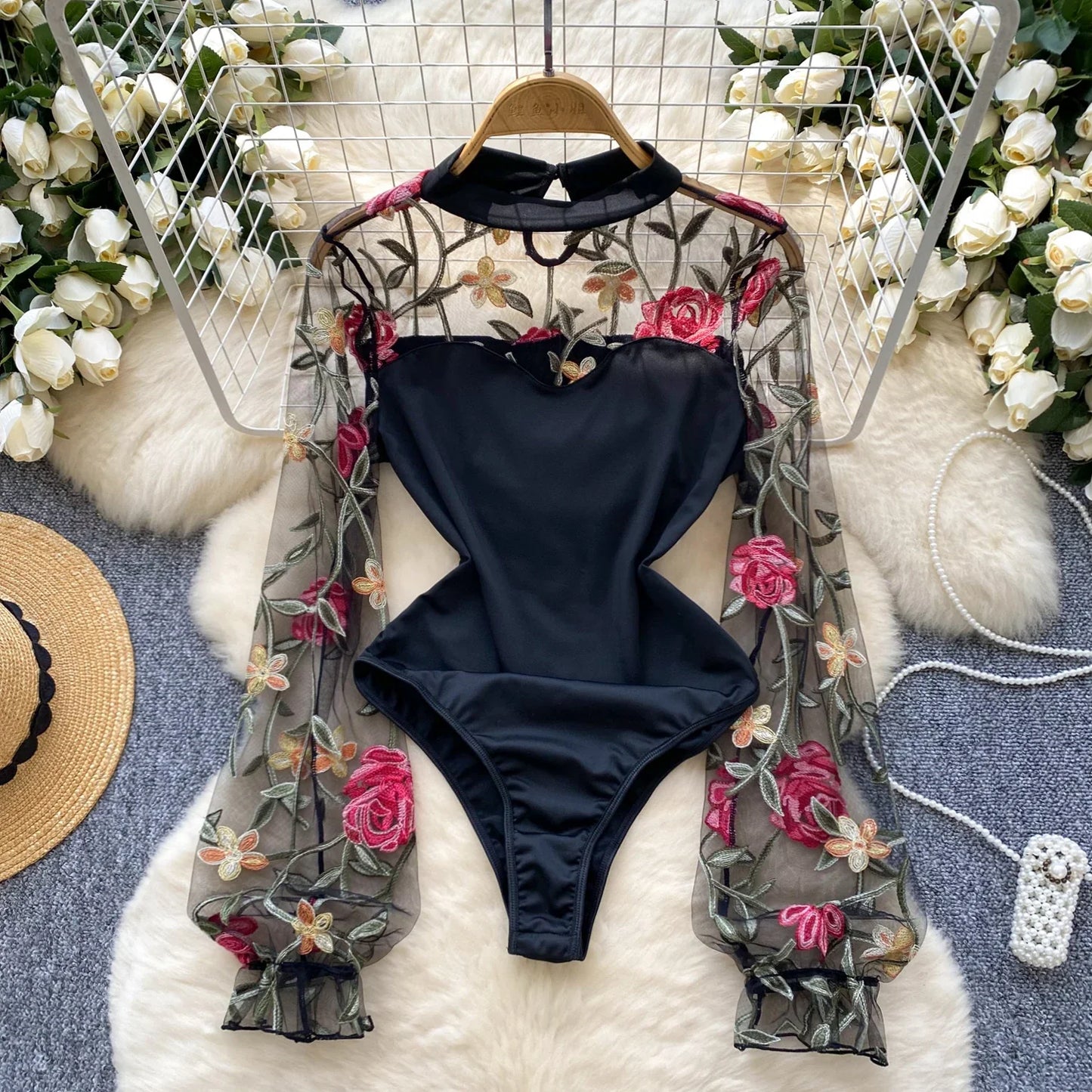 Silk of Shadows Bodysuit