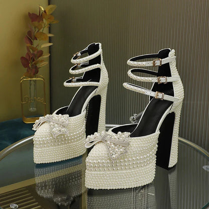 Out Of The Cage Pump Shoes