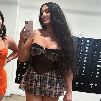 Still Rolling Style Mini Dress