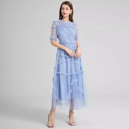 Hummingbird Haze Midi Dress