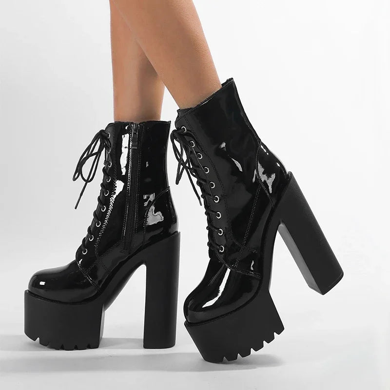Walk On Firey Ice Ankle Boots