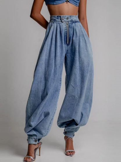 Rise And Radiate Harem Jeans