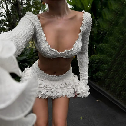 Women Don’t Wait Skirt Set
