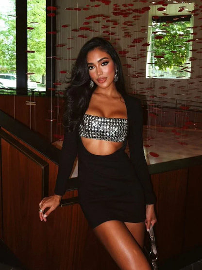 Out Of Your Sight Mini Dress