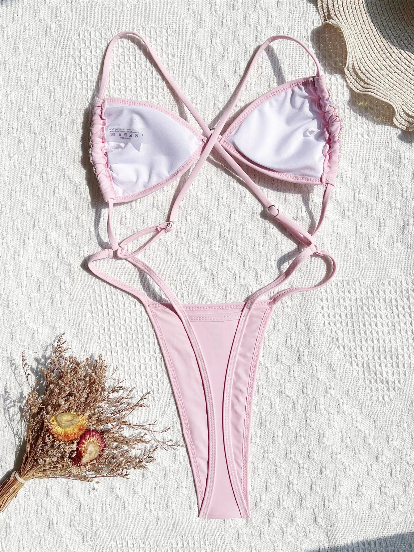 Keep Tossing Rocks Monokini
