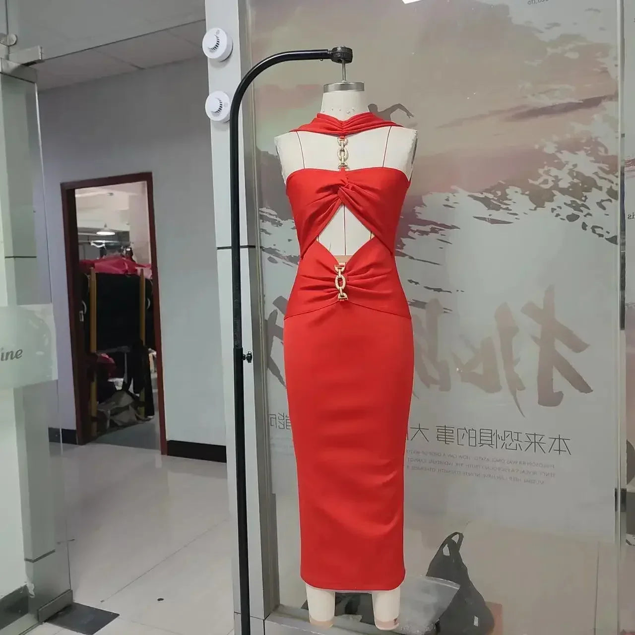Burning Inside Me Midi Dress