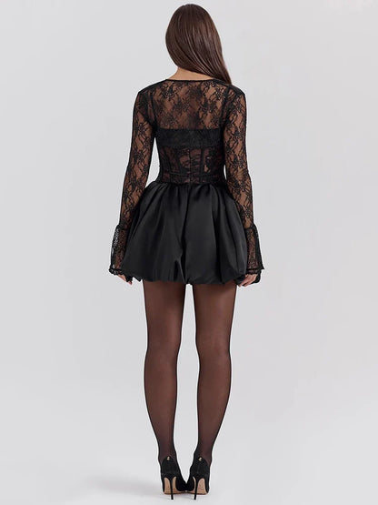 Hopping The Closure Mini Dress