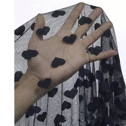 Sexy Back Sheer Hearts Pajamas
