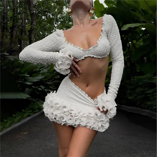 Women Don’t Wait Skirt Set