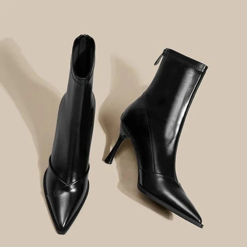 Fire Under Silk Mid-Calf Boots