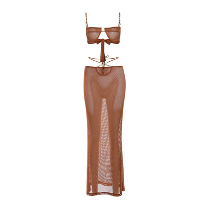 Tired Of Listening Alone Skirt Set