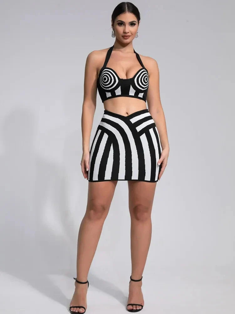 Born To Burn Skirt Set