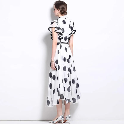 Puzzle Piece Play Midi Dress