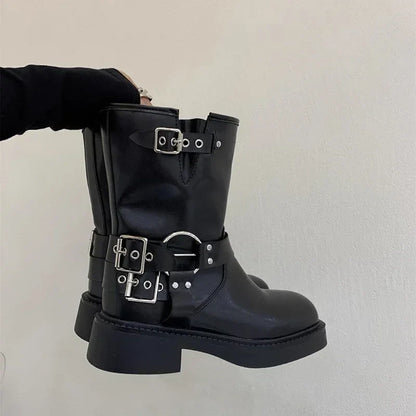 Ain't One-Sided Mid-Calf Boots