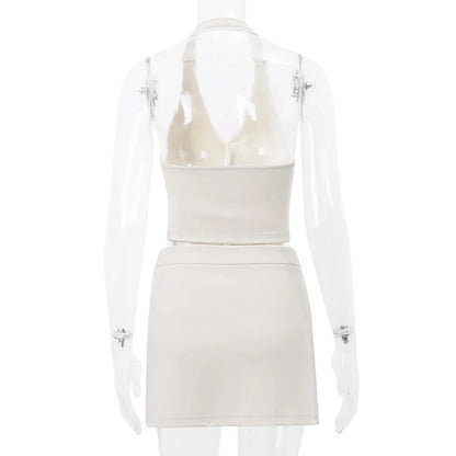 Plagued By The Memories Skirt Set