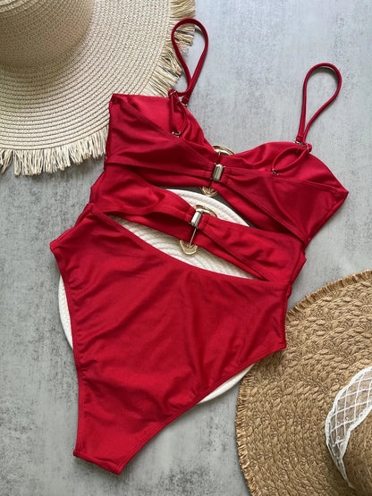 Light On Her Lips Monokini