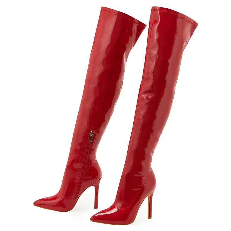 Coming From Echoes Over-the-Knee Boots