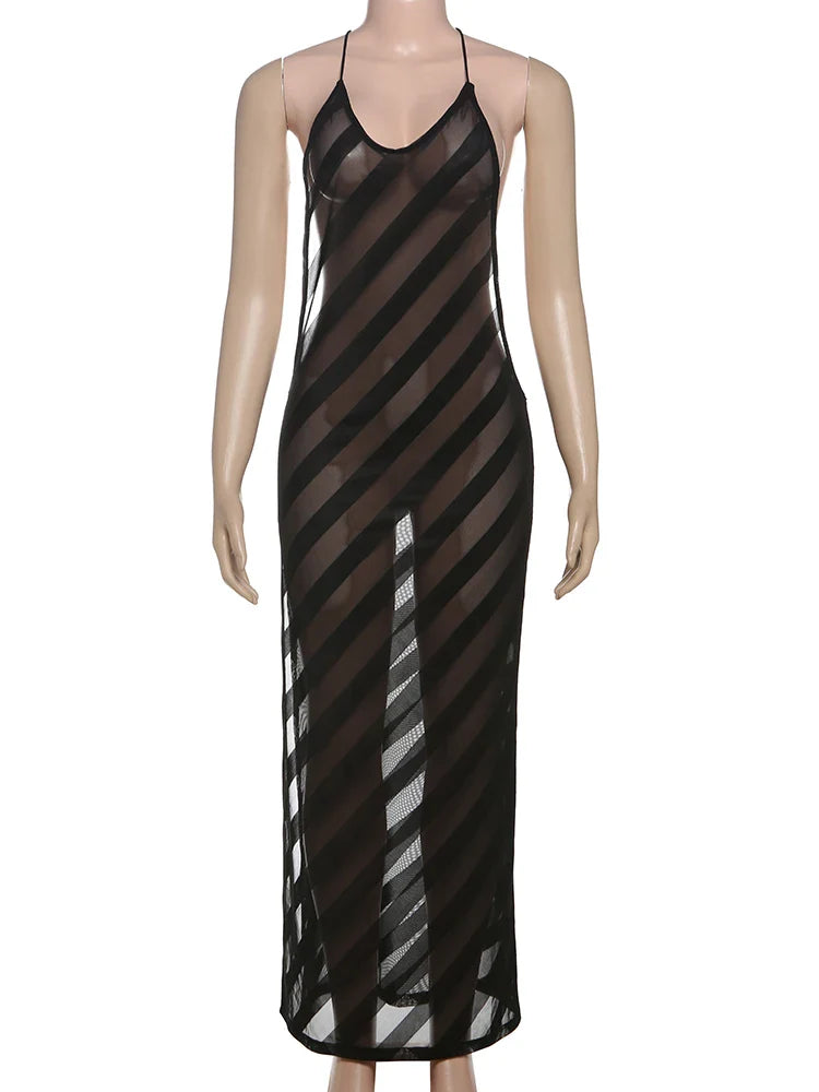 Midnight Passions Maxi Dress