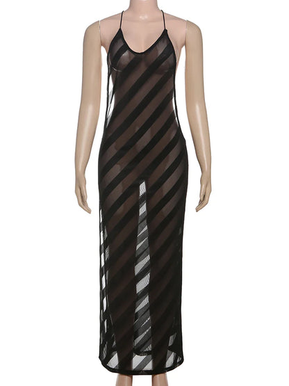 Midnight Passions Maxi Dress