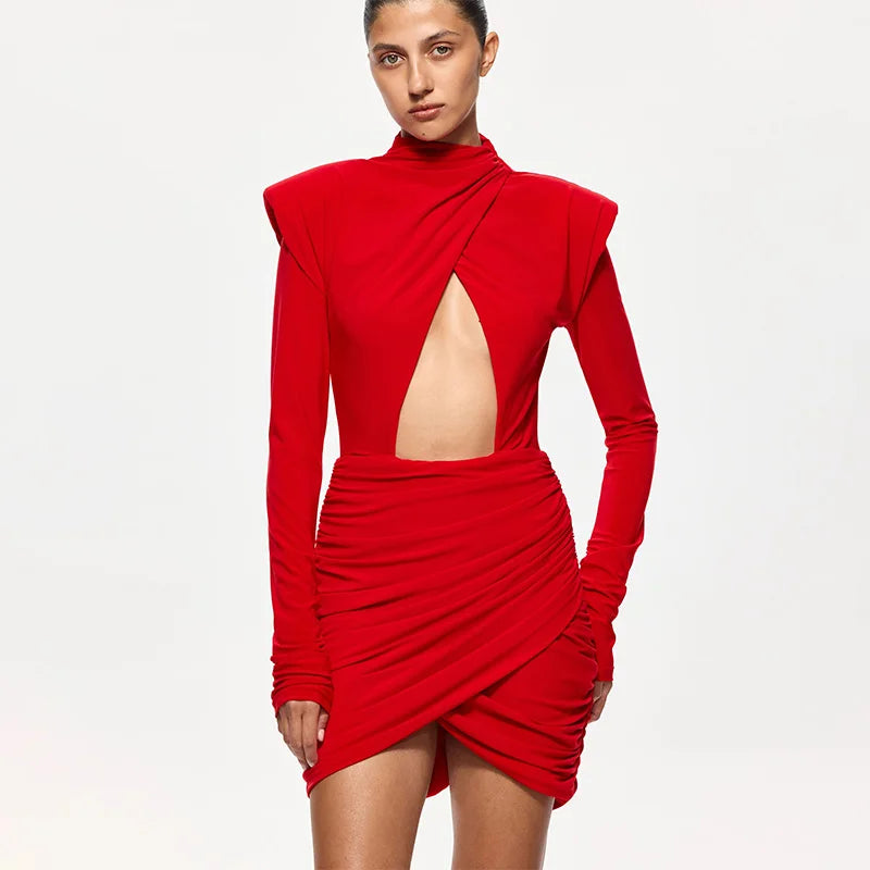 Fiery Soul Bloom Mini Dress