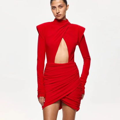 Fiery Soul Bloom Mini Dress