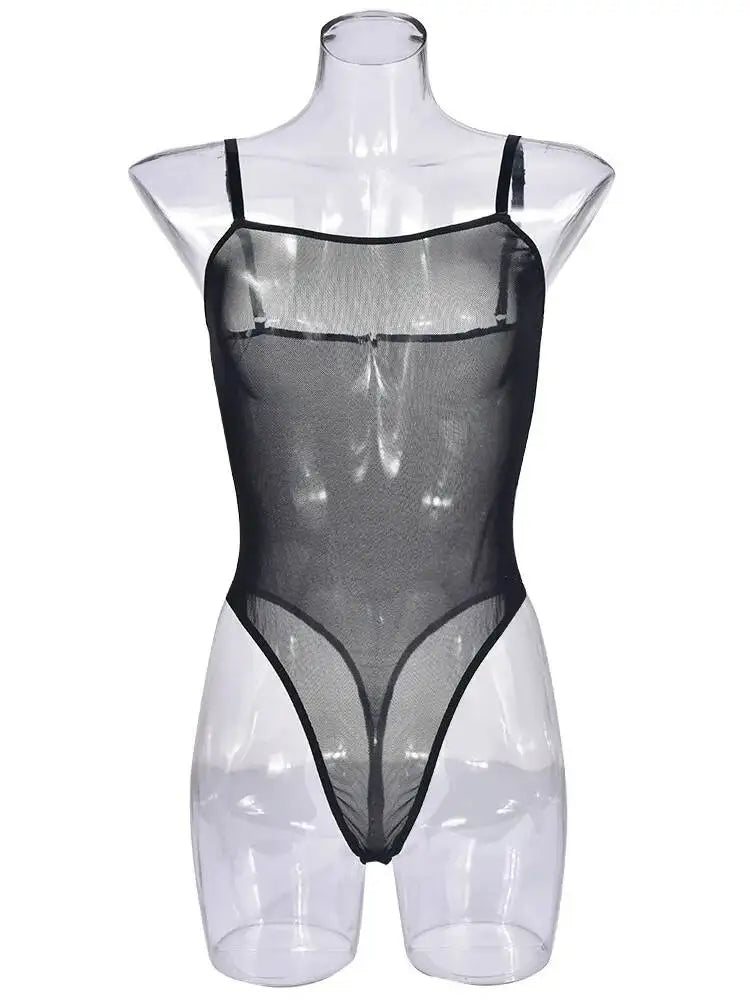 See-Through Tight-Fitting Teddies