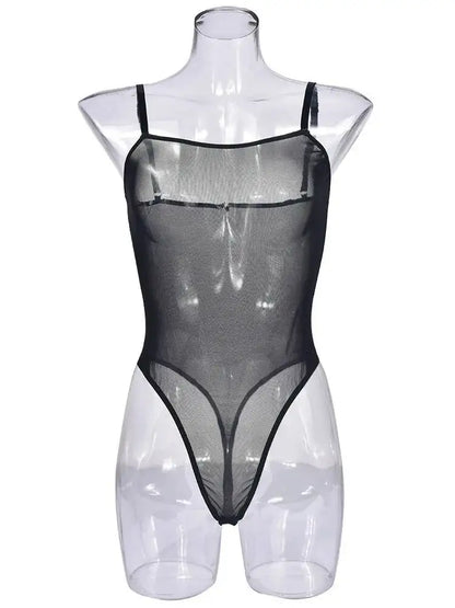 See-Through Tight-Fitting Teddies