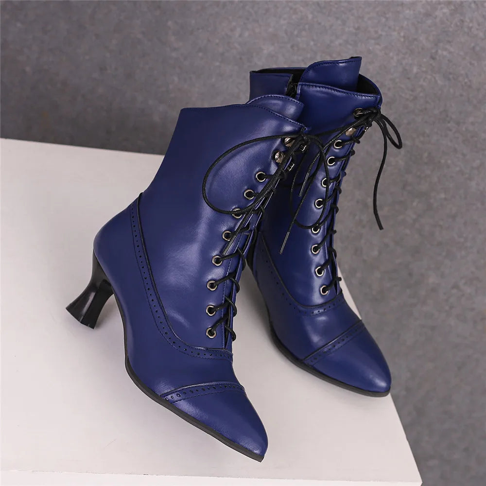 Iron Rose Ankle Boots