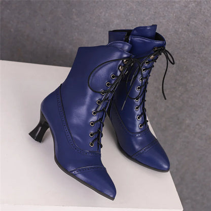Iron Rose Ankle Boots