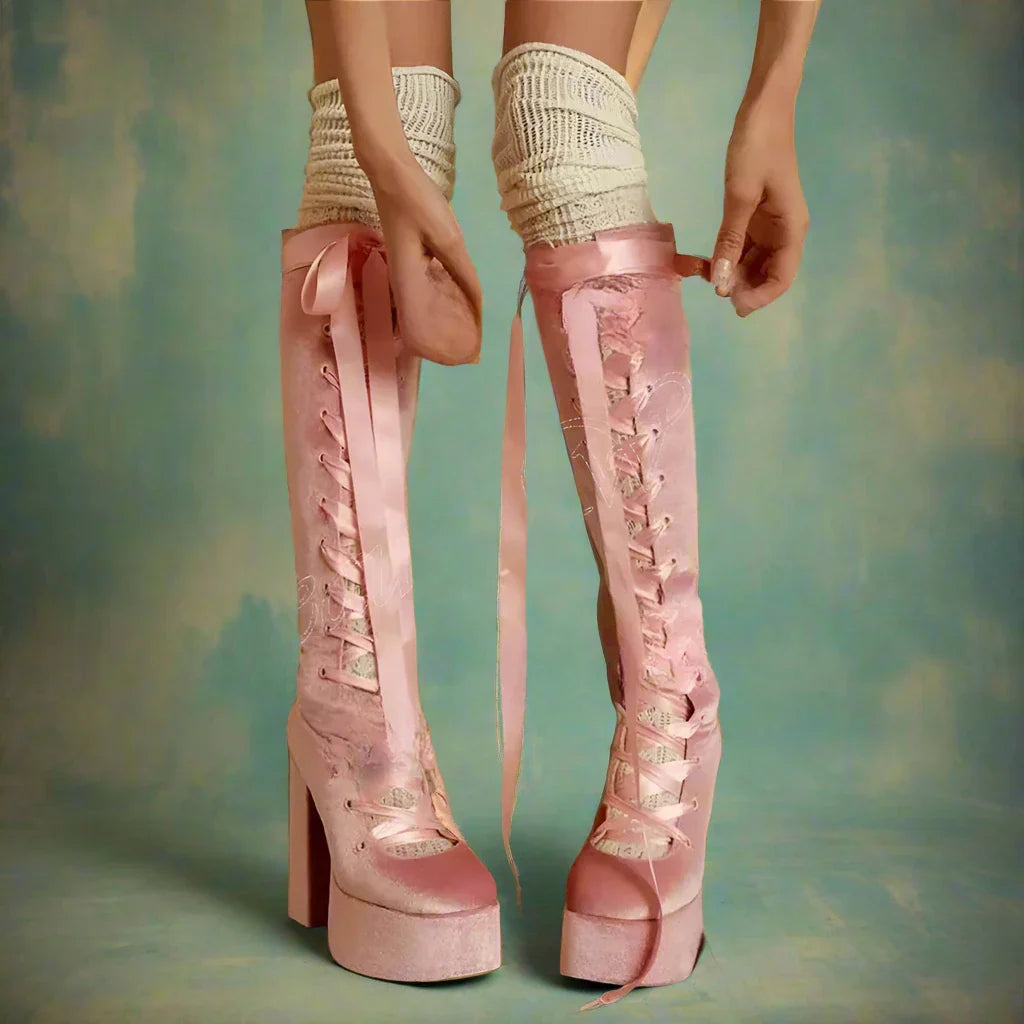 In A Beautiful Dream Knee-High Boots