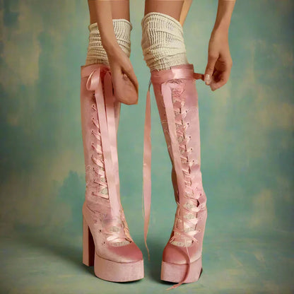 In A Beautiful Dream Knee-High Boots