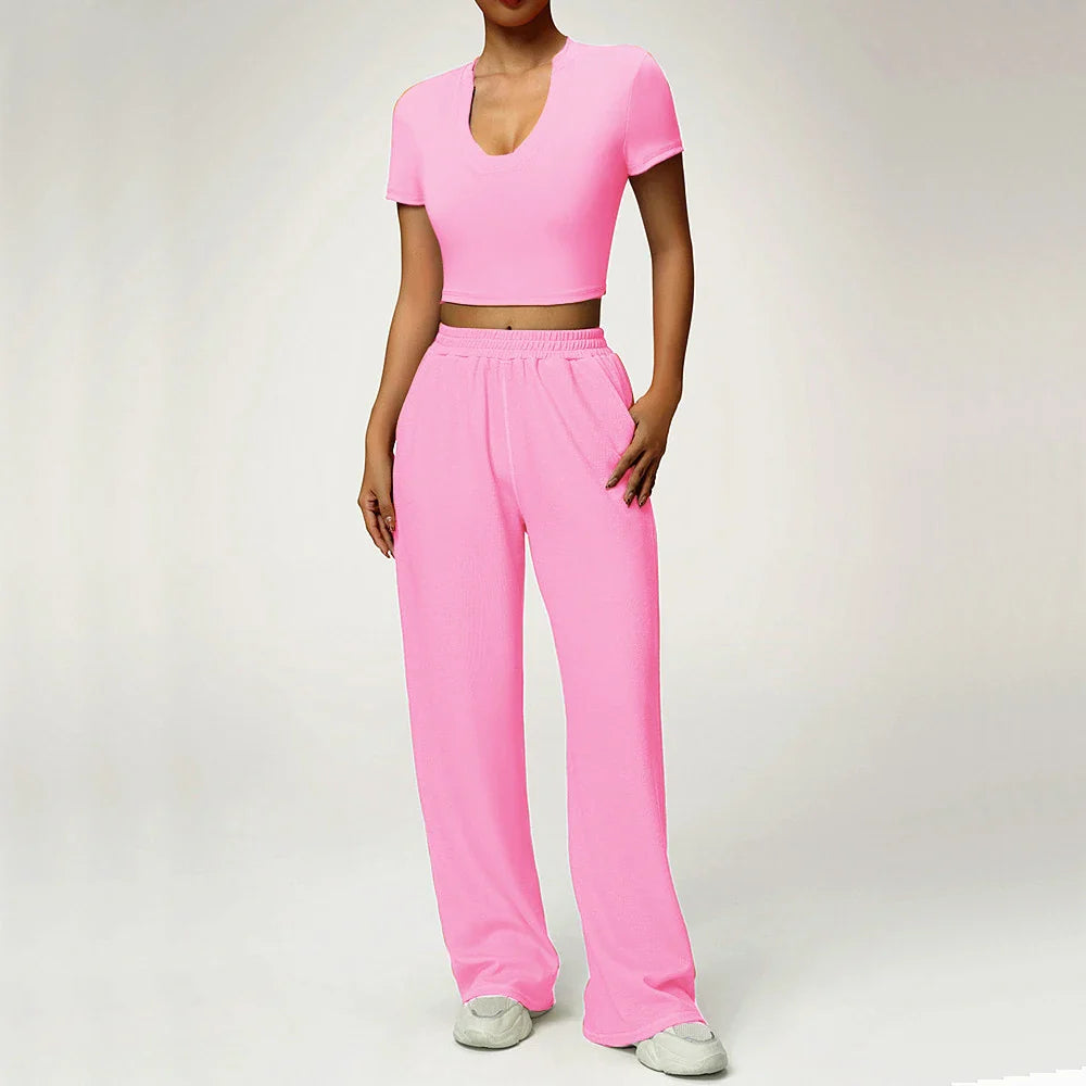 Spill The Wine Pants Set