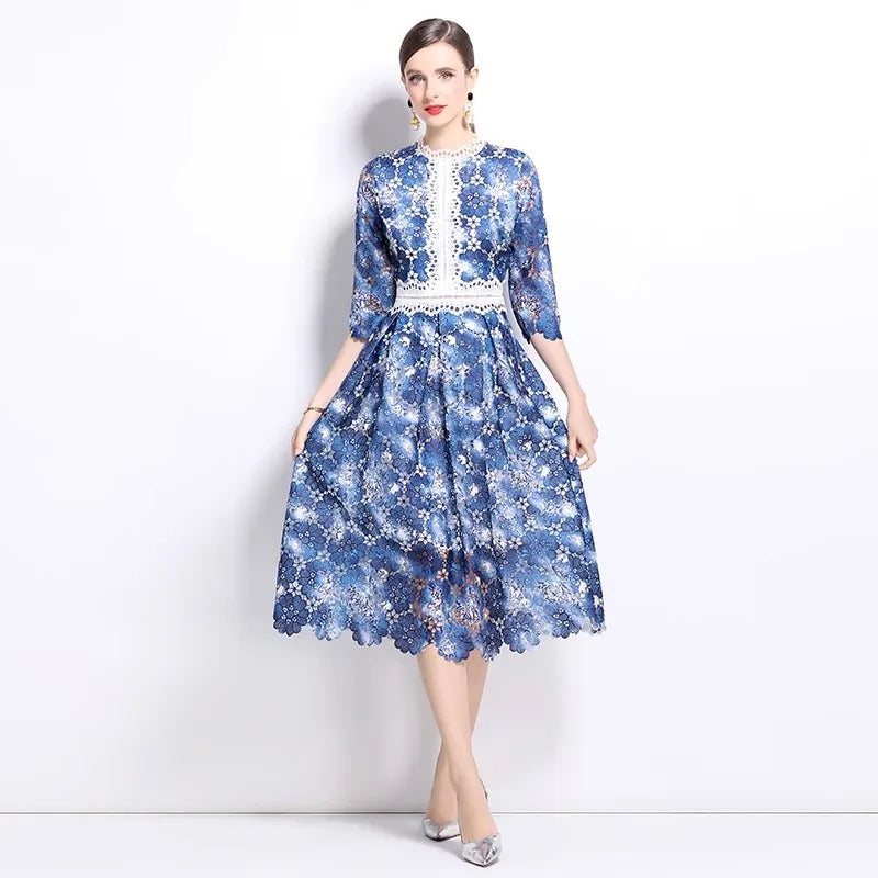 Looking Through Those Tears Midi Dress