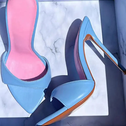 Cursive Hearts Pump Sandals