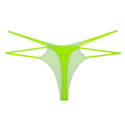Sexy Double Straps 3Pcs Thongs