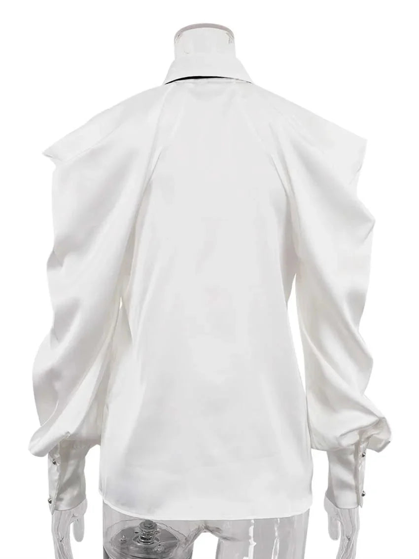 Off-Shoulder Casual Shirt