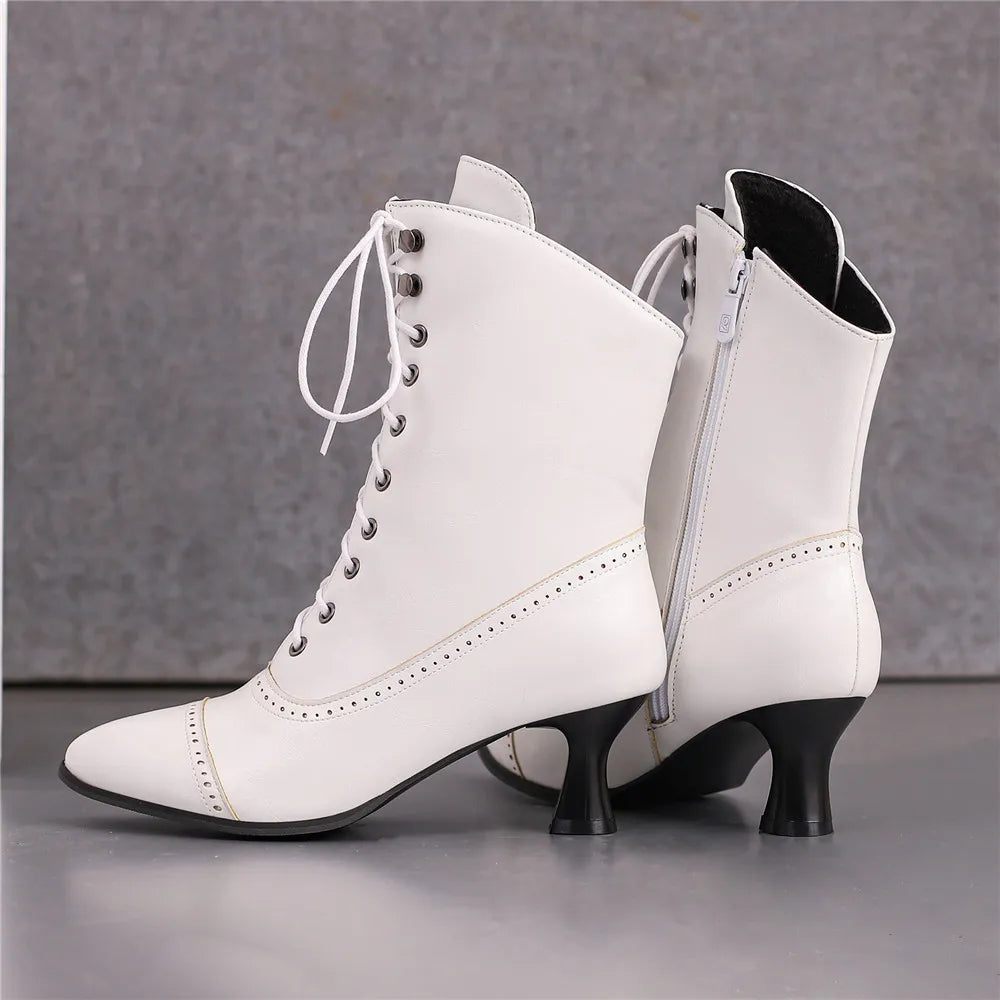 Iron Rose Ankle Boots