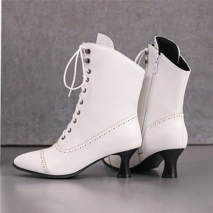 Iron Rose Ankle Boots
