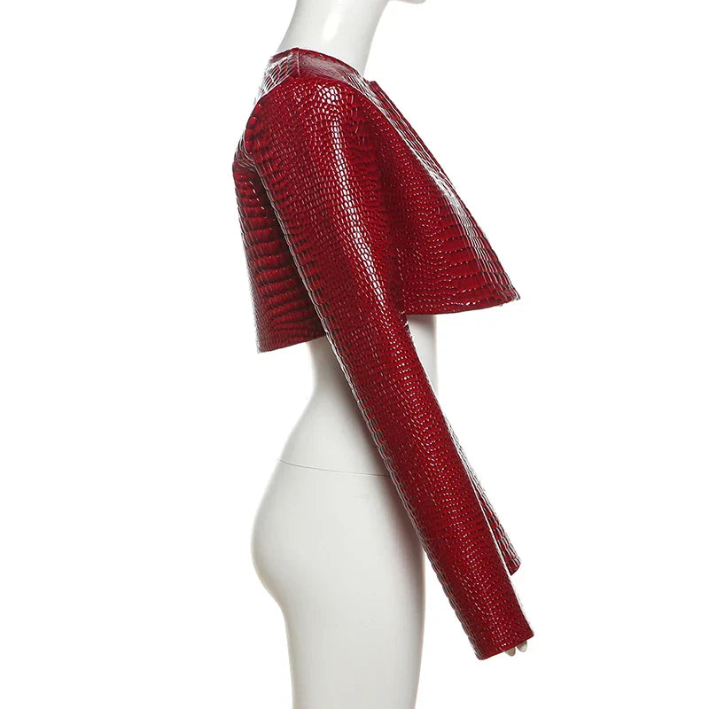 Standing In Flames Crop Jacket