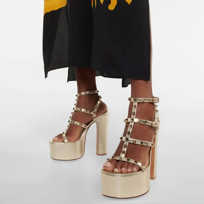 Blackboard Baddie Sandals