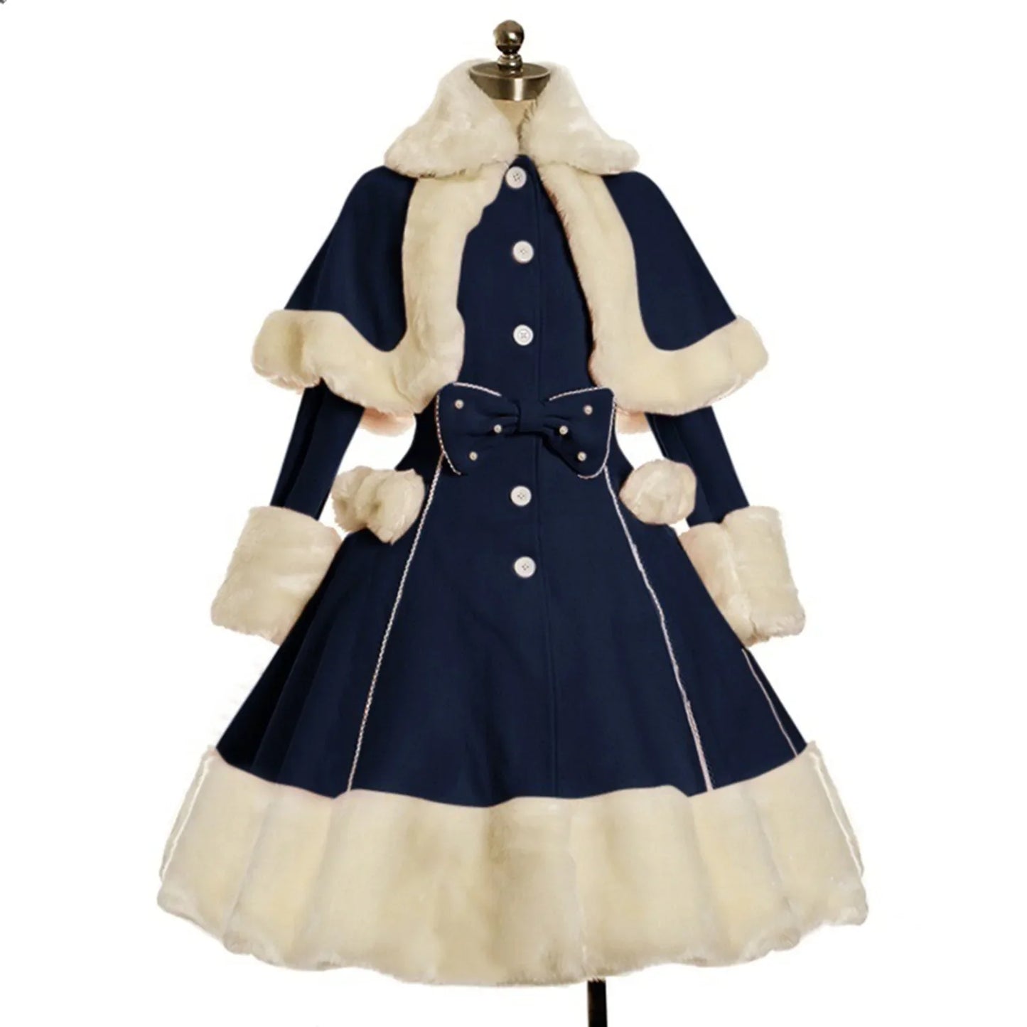Snowfall Serenade Midi Dress