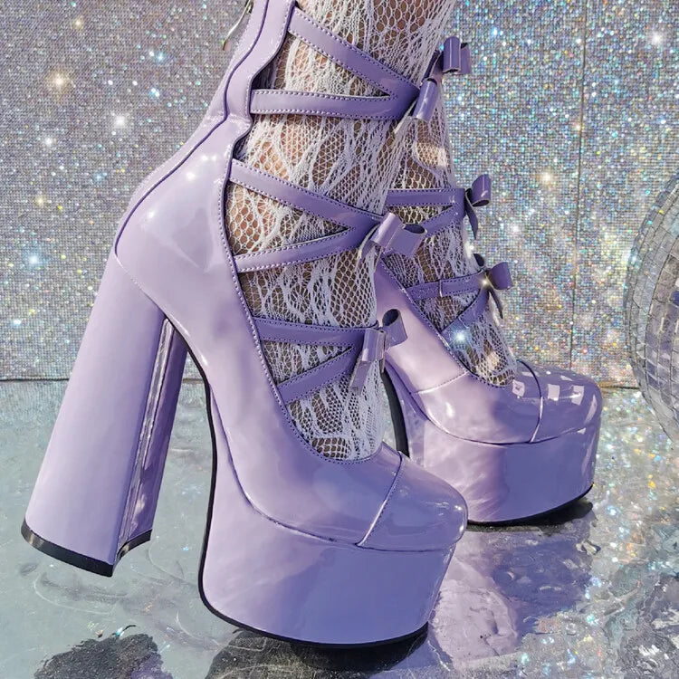 Glitter Drive Pump Shoes
