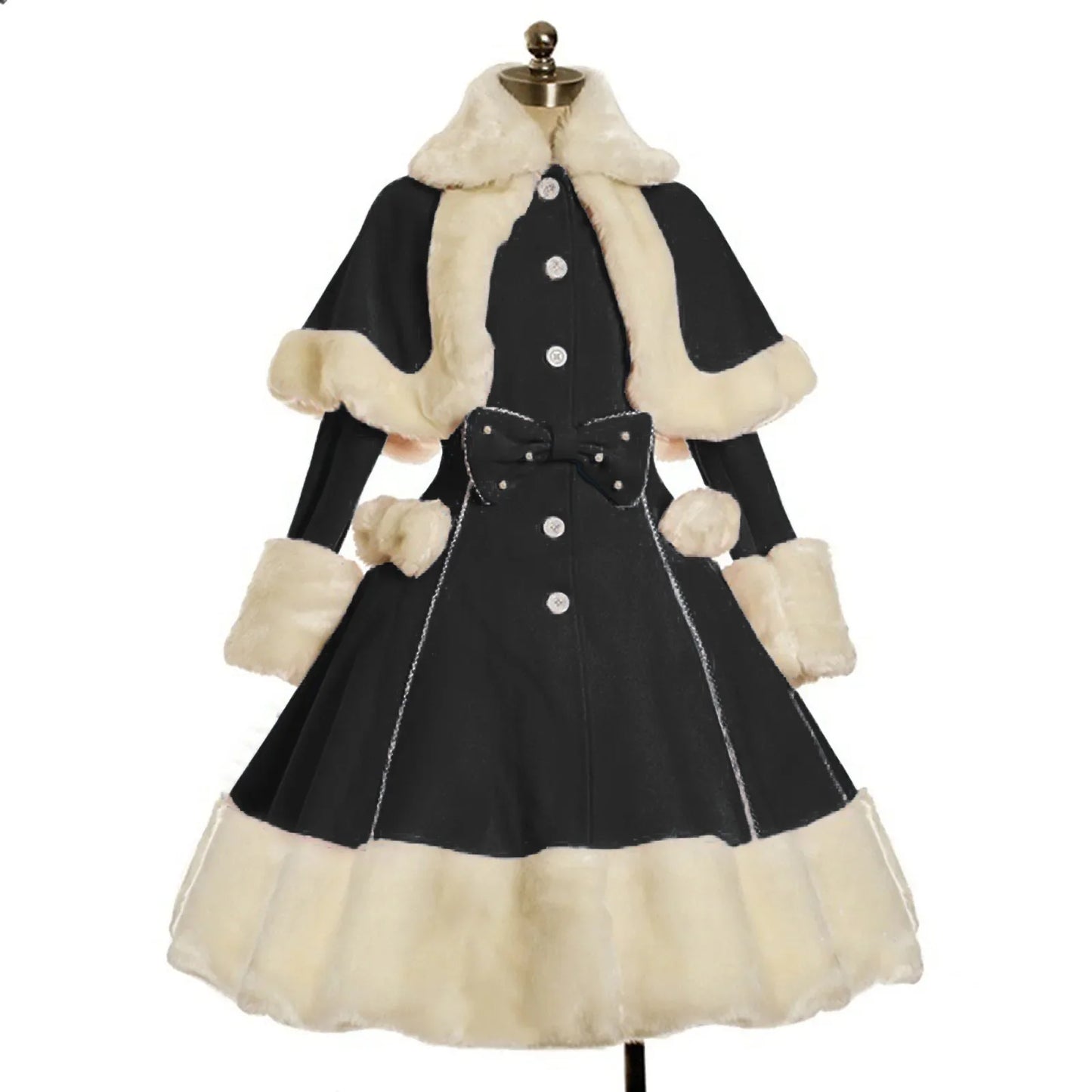 Snowfall Serenade Midi Dress