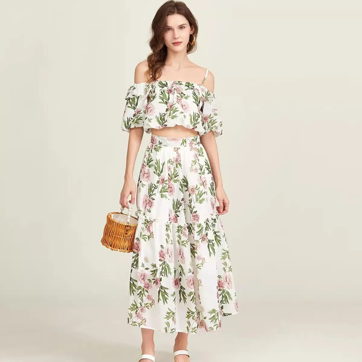 Moonlight Mist Skirt Set