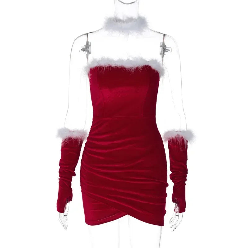 Merry Snowfall Mini Dress