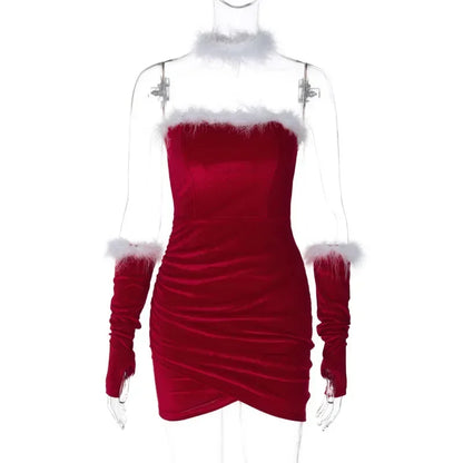Merry Snowfall Mini Dress