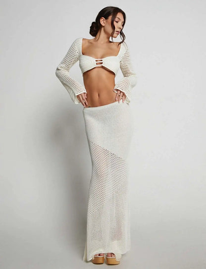 Left In Silence Skirt Set