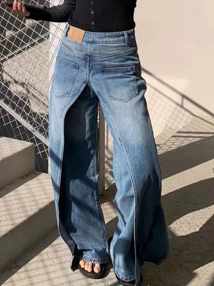 Into The Endless Blue Loose Jeans