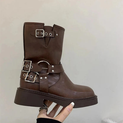 Ain't One-Sided Mid-Calf Boots